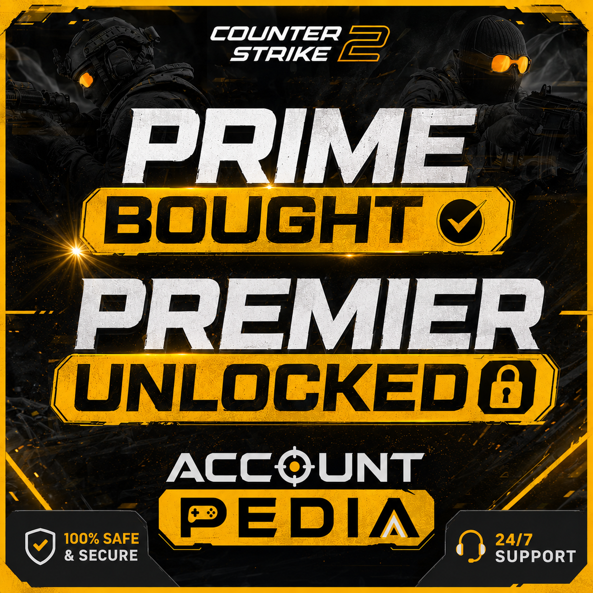 Prime bought CS2 Accounts for sale